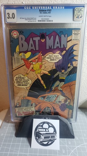 Batman 107 cgc - batman, (1957)